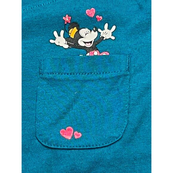 Disney Jumping Beans Softest Tee Long sleeve Girls Size 4T Twins New - Picture 4 of 4